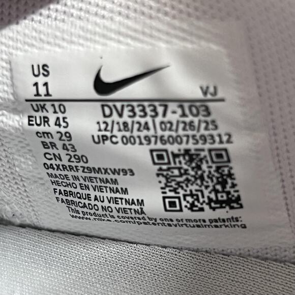 Nike Air Max Dn Shoes Mens Size 11 White Black Running Sneakers DV3337-103 - Picture 8 of 9